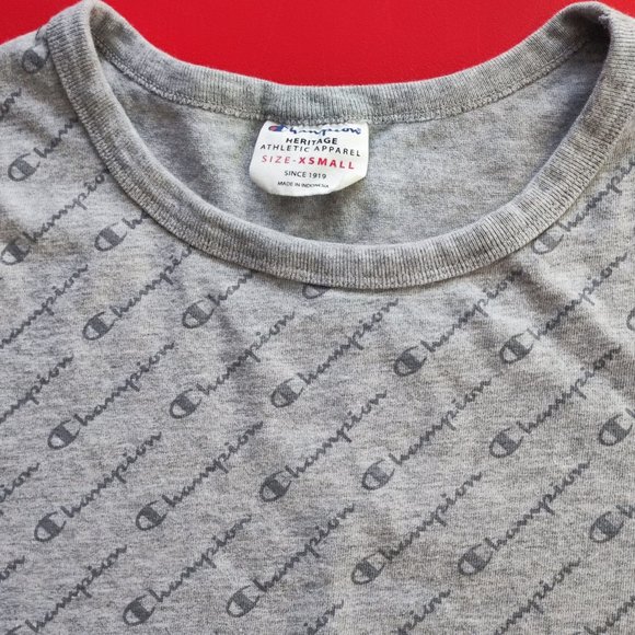 Champion crop top grey women's size XS - Picture 2 of 5